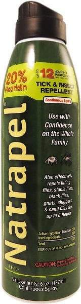 Natrapel - 6 oz 20% Picaridin Continuous Spray - For Mosquitos, Ticks - Americas Industrial Supply