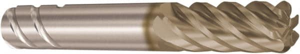 Seco - 16mm, 6 Flute, Single End, Solid Carbide, 2mm Corner Radius End Mill - 99mm OAL, 38° Helix, Right Hand Flute, 44mm LOC, Right Hand Cut - Americas Industrial Supply