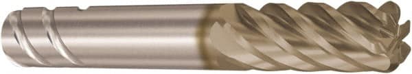 Seco - 10mm, 6 Flute, Single End, Solid Carbide, 1mm Corner Radius End Mill - 72mm OAL, 38° Helix, Right Hand Flute, 26mm LOC, Right Hand Cut - Americas Industrial Supply