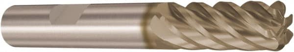 Seco - 16mm, 6 Flute, Single End, Solid Carbide, 2mm Corner Radius End Mill - 99mm OAL, 38° Helix, Right Hand Flute, 44mm LOC, Right Hand Cut - Americas Industrial Supply