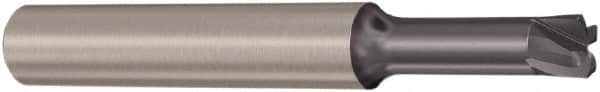 Seco - 3mm, 4 Flute, Single End, Solid Carbide, 0.5mm Corner Radius End Mill - 80mm OAL, 0° Helix, Right Hand Flute, 0.35mm LOC, Right Hand Cut, 30mm Extended Reach - Americas Industrial Supply