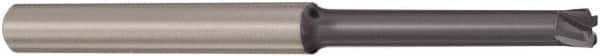 Seco - 2.5mm, 4 Flute, Single End, Solid Carbide, 0.4mm Corner Radius End Mill - 90mm OAL, 0° Helix, Right Hand Flute, 0.3mm LOC, Right Hand Cut, 35mm Extended Reach - Americas Industrial Supply