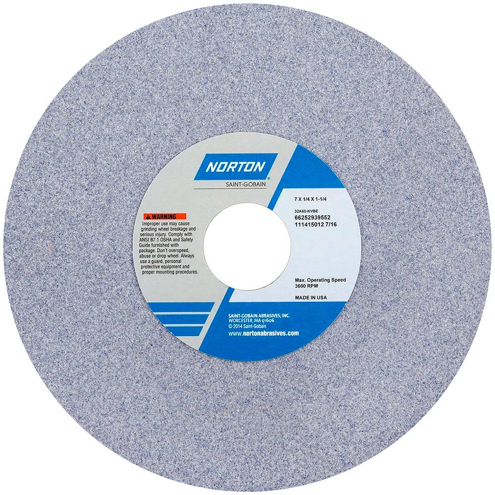 Norton - Tool & Cutter Grinding Wheels Wheel Type: Type 1 Wheel Diameter (Inch): 7 - Americas Industrial Supply