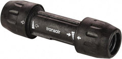 Transair - 1/2" ID, 16.5mm OD, Union - Plastic, 232 Max psi, 4-3/4" Long - Americas Industrial Supply