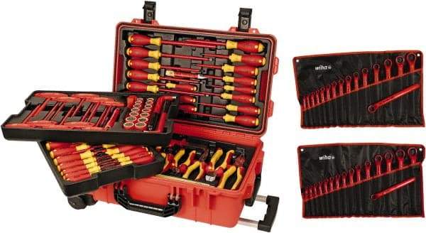 Wiha - 112 Piece Insulated Hand Tool Set - Comes in Box - Americas Industrial Supply