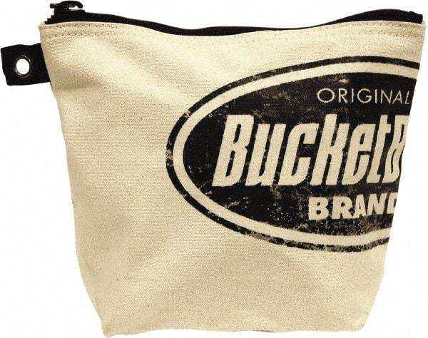 Bucket Boss - 1 Pocket Holster - Canvas, Cream & Black, 10" Wide x 1" High - Americas Industrial Supply