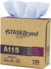 NuTrend Disposables - Dry General Purpose Wipes - Pop-Up, 9" x 16-3/4" Sheet Size, Blue - Americas Industrial Supply
