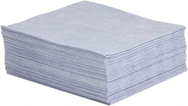 NuTrend Disposables - 1/4 Fold General Purpose Wipes - Poly Pack, 12" x 13" Sheet Size, Blue - Americas Industrial Supply