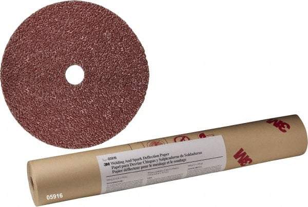 3M - 4-1/2" Diam 7/8" Hole 36+ Grit Fiber Disc - Very Coarse Grade, Ceramic, 13,300 Max RPM, Series 982C - Americas Industrial Supply