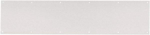 IVES - 34" Long x 8" High Stainless Steel Kickplate - Satin Chrome Finish - Americas Industrial Supply