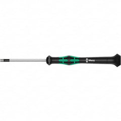Wera - 0.028" Precision Miniature Hex Driver - 1-37/64" Bade Length, Multi Handle, 157mm OAL - Americas Industrial Supply