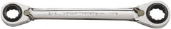 GearWrench - 13/16" x 7/8" & 15/16" x 1" 12 Point 4 in 1 Reversible Ratcheting Box Wrench - Double End, Chrome Vanadium Steel, Polished Finish - Americas Industrial Supply