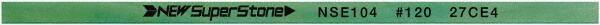 Value Collection - Flat Ceramic Finishing Stick - 100mm Long x 0.8mm Wide x 6mm Thick, 120 Grit - Americas Industrial Supply