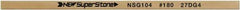 Value Collection - Flat Ceramic Finishing Stick - 100mm Long x 1mm Wide x 10mm Thick, 180 Grit - Americas Industrial Supply