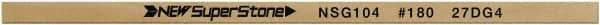 Value Collection - Flat Ceramic Finishing Stick - 100mm Long x 0.8mm Wide x 4mm Thick, 180 Grit - Americas Industrial Supply