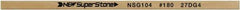 Value Collection - Flat Ceramic Finishing Stick - 100mm Long x 0.5mm Wide x 10mm Thick, 180 Grit - Americas Industrial Supply