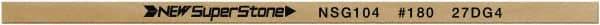 Value Collection - Flat Ceramic Finishing Stick - 100mm Long x 0.5mm Wide x 1mm Thick, 180 Grit - Americas Industrial Supply