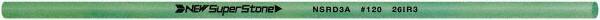 Value Collection - Round Ceramic Finishing Stick - 50mm Long x 3.175mm Wide x 3.2mm Thick, 120 Grit - Americas Industrial Supply