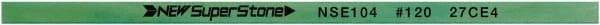 Value Collection - Flat Ceramic Finishing Stick - 100mm Long x 1.5mm Wide x 10mm Thick, 120 Grit - Americas Industrial Supply