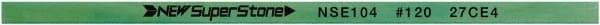 Value Collection - Flat Ceramic Finishing Stick - 100mm Long x 1.5mm Wide x 4mm Thick, 120 Grit - Americas Industrial Supply