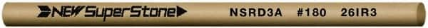 Value Collection - Round Ceramic Finishing Stick - 100mm Long x 2.35mm Wide x 2.4mm Thick, 180 Grit - Americas Industrial Supply