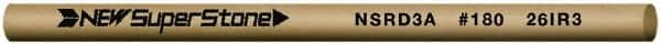 Value Collection - Round Ceramic Finishing Stick - 50mm Long x 2.35mm Wide x 2.4mm Thick, 180 Grit - Americas Industrial Supply