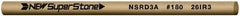 Value Collection - Round Ceramic Finishing Stick - 50mm Long x 2.35mm Wide x 2.4mm Thick, 180 Grit - Americas Industrial Supply