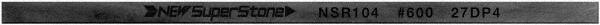 Value Collection - Flat Ceramic Finishing Stick - 100mm Long x 0.5mm Wide x 2mm Thick, 600 Grit - Americas Industrial Supply