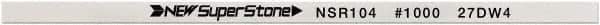 Value Collection - Flat Ceramic Finishing Stick - 100mm Long x 0.5mm Wide x 2mm Thick, 1,000 Grit - Americas Industrial Supply