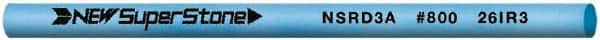 Value Collection - Round Ceramic Finishing Stick - 50mm Long x 3mm Wide, 800 Grit - Americas Industrial Supply