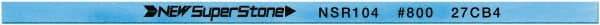 Value Collection - Flat Ceramic Finishing Stick - 100mm Long x 1.5mm Wide x 10mm Thick, 800 Grit - Americas Industrial Supply