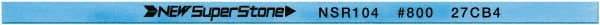 Value Collection - Flat Ceramic Finishing Stick - 100mm Long x 1.5mm Wide x 6mm Thick, 800 Grit - Americas Industrial Supply