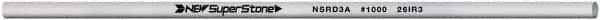 Value Collection - Round Ceramic Finishing Stick - 100mm Long x 3.175mm Wide, 1,000 Grit - Americas Industrial Supply