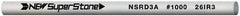 Value Collection - Round Ceramic Finishing Stick - 100mm Long x 2.35mm Wide, 1,000 Grit - Americas Industrial Supply