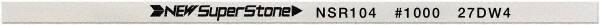 Value Collection - Flat Ceramic Finishing Stick - 100mm Long x 1.5mm Wide x 6mm Thick, 1,000 Grit - Americas Industrial Supply