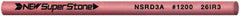 Value Collection - Round Ceramic Finishing Stick - 50mm Long x 2.35mm Wide, 1,200 Grit - Americas Industrial Supply