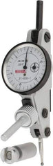 SPI - 0.06" Range, 0.001" Dial Graduation, Horizontal Dial Test Indicator - 1-3/16" White Dial, 0-15-0 Dial Reading, Accurate to 0.0012" - Americas Industrial Supply