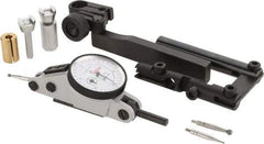 SPI - 10 Piece, 0" to 0.06" Measuring Range, 1.18" Dial Diam, 0-15-0 Dial Reading, White Dial Test Indicator Kit - 0.0012" Accuracy, 0.86" Contact Point Length, 0.079" Ball Diam, 0.001" Dial Graduation - Americas Industrial Supply