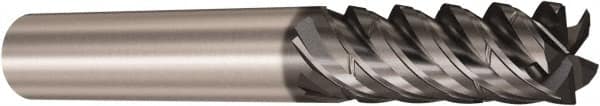 Seco - 12mm, 5 Flute, Single End, Solid Carbide, Corner Chamfer End Mill - 99mm OAL, 48° Helix, Right Hand Flute, 45mm LOC, Right Hand Cut - Americas Industrial Supply