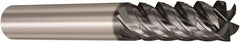 Seco - 12mm, 5 Flute, Single End, Solid Carbide, Corner Chamfer End Mill - 99mm OAL, 48° Helix, Right Hand Flute, 45mm LOC, Right Hand Cut - Americas Industrial Supply