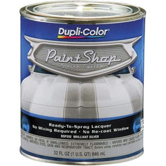 Dupli-Color - Brilliant Silver Automotive Topcoat - 1 Qt Can - Americas Industrial Supply