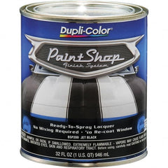 Dupli-Color - Jet Black Automotive Topcoat - 1 Qt Can - Americas Industrial Supply