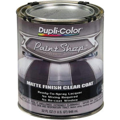 Dupli-Color - Matte Automotive Topcoat - 1 Qt Can - Americas Industrial Supply