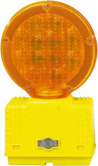 PRO-SAFE - Solar Barricade Lamp - 2 Lb, Yellow & Amber - Americas Industrial Supply