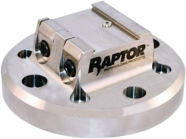 Raptor Workholding - 1-1/2" Jaw Width, 2" High Dovetail Vise - For Use with 4 & 5 Axis Workholding Systems - Americas Industrial Supply