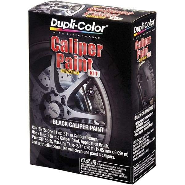 Dupli-Color - 16 oz Matte Black Automotive Heat Resistant Paint - Matte Finish, 500°F Max Temp, Comes in Aerosol Can - Americas Industrial Supply