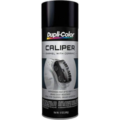 Dupli-Color - 12 oz Black Automotive Heat Resistant Paint - Gloss Finish, 500°F Max Temp, Comes in Aerosol Can - Americas Industrial Supply