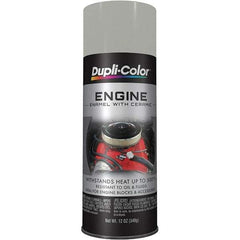 Dupli-Color - 12 oz Cast Coat Automotive Heat Resistant Paint - Metallic Finish, 500°F Max Temp, Comes in Aerosol Can - Americas Industrial Supply