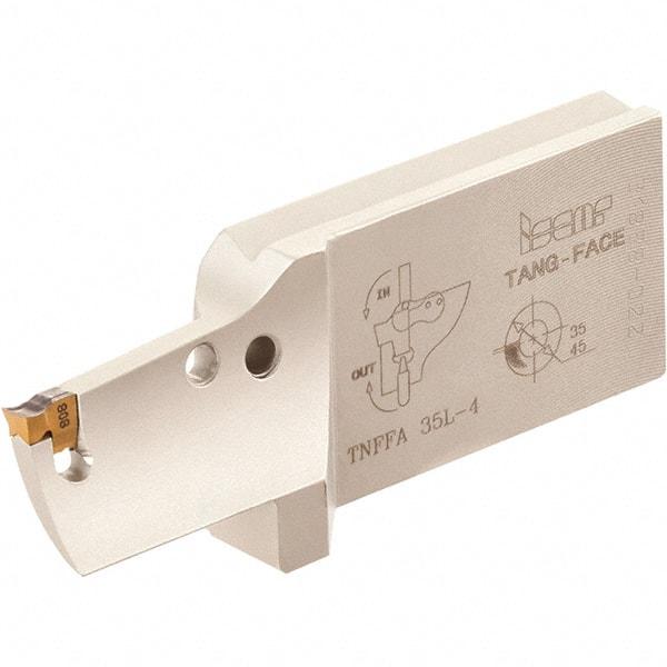 Iscar - 3" Groove Width, 18mm Max Depth of Cut, Left Hand Cut, TNFFH Indexable Grooving Blade - TNF-M, TNF-P Insert Style, Series TangFace - Americas Industrial Supply