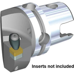 Kennametal - Left Hand Cut, Size KM80TS, CN... 432 & CN..120408 Insert Compatiblity, Internal or External Modular Turning & Profiling Cutting Unit Head - 53mm Ctr to Cutting Edge, 70mm Head Length, Through Coolant, Series Kenclamp - Americas Industrial Supply